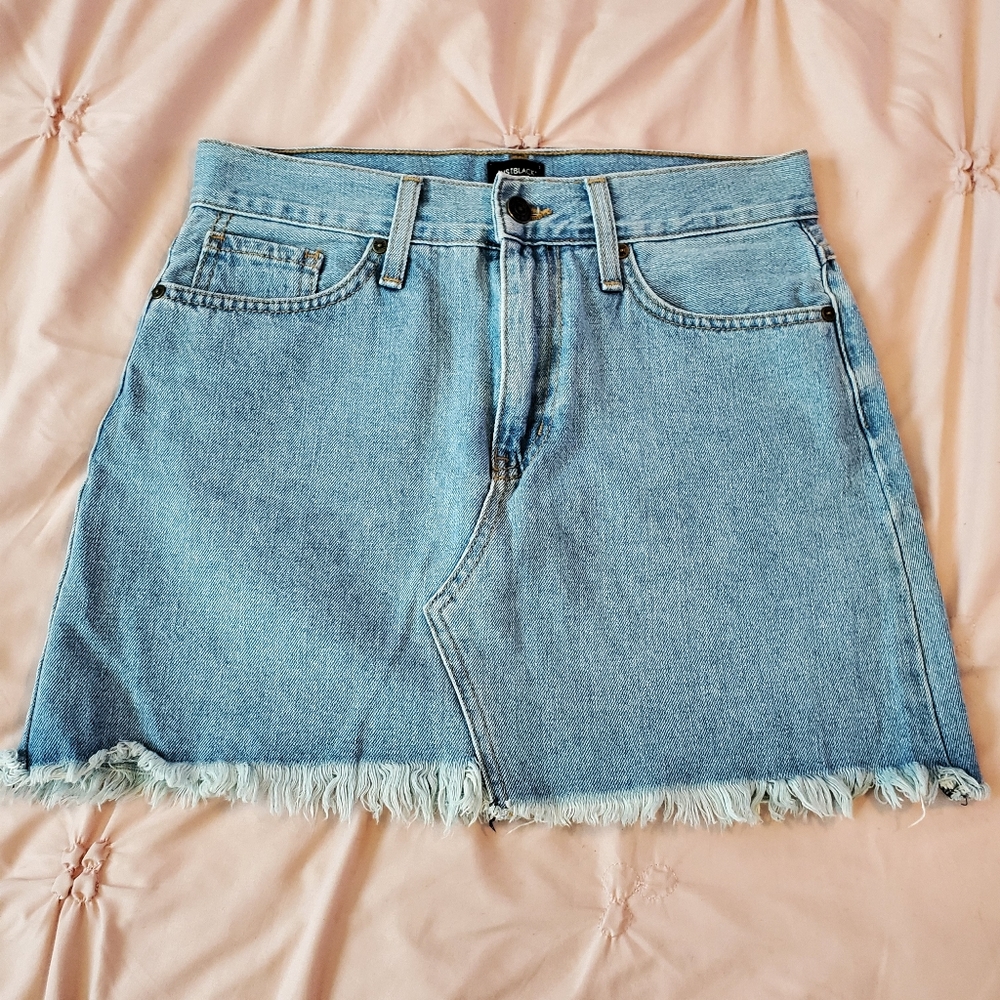 JUSTBLACK denim skirt, 5 pocket, worn once